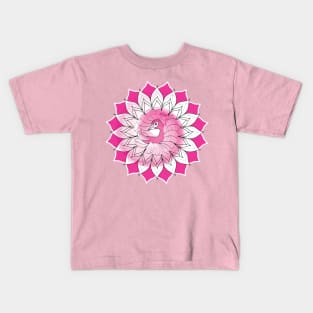 Peacock Pink Kids T-Shirt